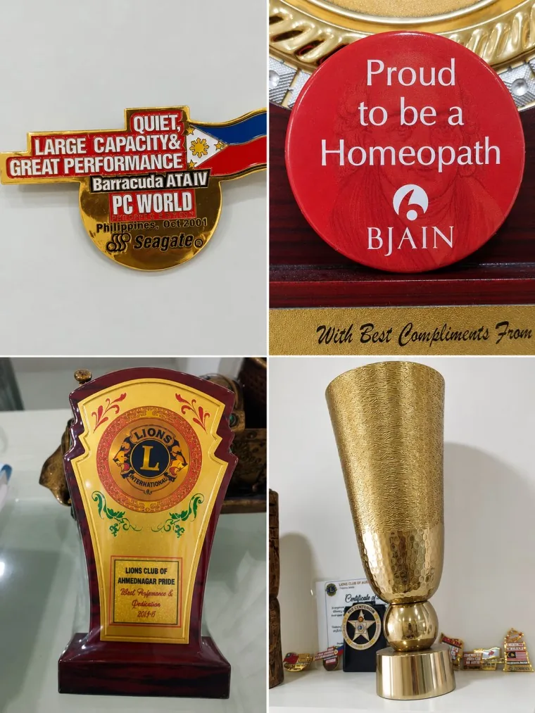 Awards and honours received by Dr. Deepali Bhalgat and Namo Homoeopathic Clinic